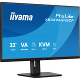 iiyama ProLite XB3294UHSCP-B1 31.5" 4K Ultra HD monitor Zwart, 1x DisplayPort, 2x HDMI, 3x USB-C, 2x USB-A