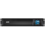 APC Smart-UPS C 1000VA LCD, SmartConnect ups Zwart, 4x C13 uitgang, 2U, SMC1000I-2UC