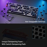 ASUS ROG Strix Scope II 96 Wireless RGB mechanisch gaming toetsenbord Zwart, US lay-out (QWERTY), ROG NX Snow, 96%, RGB leds, 96%, Hot-swappable, PBT Double-shot, Bluetooth / 2.4GHz / USB 2.0