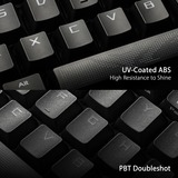 ASUS ROG Strix Scope II 96 Wireless RGB mechanisch gaming toetsenbord Zwart, US lay-out (QWERTY), ROG NX Snow, 96%, RGB leds, 96%, Hot-swappable, PBT Double-shot, Bluetooth / 2.4GHz / USB 2.0