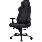 Arozzi Vernazza Soft Fabric - Pure Black gamestoel Zwart