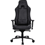 Arozzi Vernazza Soft Fabric - Pure Black gamestoel Zwart