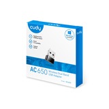 Cudy AC650 Wireless Dual Band Mini USB Adapter wlan adapter Zwart