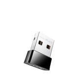 Cudy AC650 Wireless Dual Band Mini USB wlan adapter Zwart