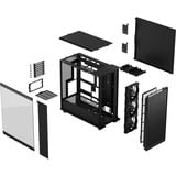 Fractal Design North XL Momentum Edition midi tower behuizing Zwart/eiken | 2x USB-A | 1x USB-C | Tempered Glass