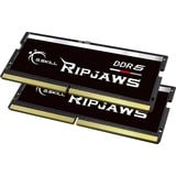 G.Skill 64 GB DDR5-5600 (2x 32 GB) Kit laptopgeheugen Zwart, F5-5600S4040A32GX2-RS, Ripjaws, XMP