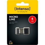 Intenso Micro Line 4 GB usb-stick Zwart