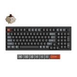 Keychron V5 Ultra 8K Wireless Custom Mechanical Keyboard, toetsenbord Zwart, US lay-out, Keychron Silk POM Brown, 96%, RGB, Hot swap, 2.4 GHz / Bluetooth 5.3 / USB-C
