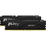 Kingston FURY 32 GB DDR5-5600 (2x 16 GB) Kit werkgeheugen Zwart, KF556C36BBEK2-32, Beast, XMP, EXPO