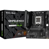 MAXSUN MS-Challenger B850M PLUS WIFI socket AM5 moederbord Zwart, RAID, Gb-LAN, WLAN, BT, Sound, µATX