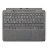 Microsoft Surface Pro Keyboard met pen opslag, Platina Platina, US-International lay-out (QWERTY)