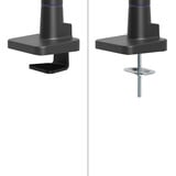 Neomounts DS70-256BL1 Gaming monitorarm 24-57” - gasveer - Topfix - 180°-stop Zwart