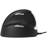 R-Go Tools HE Ergonomic Mouse M Links Zwart/zilver, 3500dpi