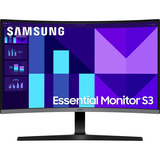 SAMSUNG Essential S27D396GAU 27" curved monitor Zwart, 100 Hz, VGA, HDMI, Audio