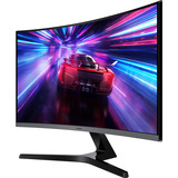 SAMSUNG Essential S27D396GAU 27" curved monitor Zwart, 100 Hz, VGA, HDMI, Audio