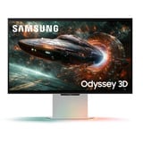 SAMSUNG Odyssey 3D G90XF 27" 4K UHD gaming monitor Zilver, 165 Hz, 3D, HDMI, DisplayPort, USB, Audio, AMD FreeSync