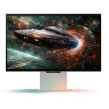 SAMSUNG Odyssey 3D G90XF 27" 4K UHD gaming monitor Zilver, 165 Hz, 3D, HDMI, DisplayPort, USB, Audio, AMD FreeSync