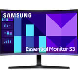 Samsung Essential S3 S39GD 27" curved monitor Zwart, HDMI, VGA