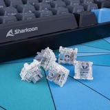 Sharkoon Gateron PRO 2.0 SILVER keyboard switches Zilver/transparant, 35 stuks