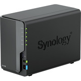 Synology DiskStation DS225+ incl. 2x Synology HAT3320-8T 8 TB harde schijf nas Zwart, 1x 1GbE LAN, 1x 2.5GbE LAN, 2x USB 3.2 Gen 1