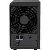 Synology DiskStation DS225+ incl. 2x Synology HAT3320-8T 8 TB harde schijf nas Zwart, 1x 1GbE LAN, 1x 2.5GbE LAN, 2x USB 3.2 Gen 1