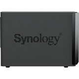 Synology DiskStation DS225+ incl. 2x Synology HAT3320-8T 8 TB harde schijf nas Zwart, 1x 1GbE LAN, 1x 2.5GbE LAN, 2x USB 3.2 Gen 1