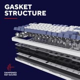 Trust GXT 872 Xyra Mechanisch TKL-gamingtoetsenbord Wit, US lay-out (QWERTY), Leobog Seiya, 80% (TKL)	, RGB, hot swap