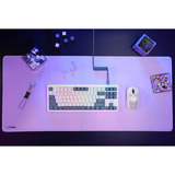 Trust GXT 872 Xyra Mechanisch TKL-gamingtoetsenbord Wit, US lay-out (QWERTY), Leobog Seiya, 80% (TKL)	, RGB, hot swap