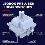 Trust GXT 872 Xyra Mechanisch TKL-gamingtoetsenbord, gaming toetsenbord Wit, US lay-out, Leobog Seiya, 80% (TKL), RGB, hot swap