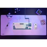 Trust GXT 872 Xyra Mechanisch TKL-gamingtoetsenbord, gaming toetsenbord Wit, US lay-out, Leobog Seiya, 80% (TKL), RGB, hot swap