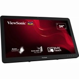 ViewSonic 10-point Touchscreen monitor TD2430 24" Zwart, 1x DisplayPort, 1x HDMI, 1x VGA, 2x USB-A