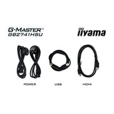 iiyama G-Master Black Hawk GB2741HSU-B1 27" gaming monitor Zwart, 144Hz, HDMI, DisplayPort, USB, Audio, AMD Free-Sync