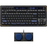 8BitDo Retro 87 Mechanical Keyboard - Mecha BREAK, gaming toetsenbord Zwart/blauw, US lay-out, TKL, ABS keycaps, Hot-swap, Bluetooth LE 5.0, Wireless 2.4GHz, USB