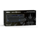 8BitDo Retro 87 Mechanical Keyboard - Mecha BREAK, gaming toetsenbord Zwart/blauw, US lay-out, TKL, ABS keycaps, Hot-swap, Bluetooth LE 5.0, Wireless 2.4GHz, USB