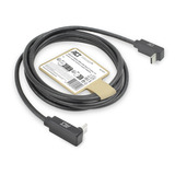 ACT Connectivity USB 3.2 USB-C (omhoog/omlaag haaks) naar USB-C (omhoog/omlaag haaks) kabel Zwart, 10 Gbit/s, 60W, 1 meter