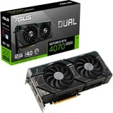 ASUS DUAL GeForce RTX 4070 SUPER EVO grafische kaart 1x HDMI, 3x DisplayPort, DLSS 3