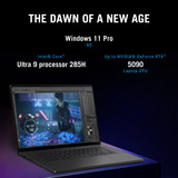 ASUS ROG Zephyrus G16 GU605CM-QR026W 16"  gaming laptop Donkergrijs | Ultra 9 285H | RTX 5060 | 16 GB | 1 TB SSD