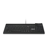 ASUS Smart Card Keyboard KU100, toetsenbord Zwart, US lay-out
