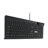 ASUS Smart Card Keyboard KU100, toetsenbord Zwart, US lay-out