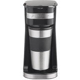 Bestron ACM112Z Koffiezetter met thermomok to go koffiefiltermachine Zwart