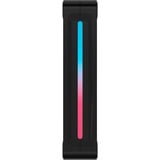 Corsair iCUE LINK LX120-R RGB Reverse Starter Kit case fan Zwart, 3 stuks, 4-pin PWM