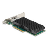 DeLOCK PCI Express x8 Network Card 10 Gigabit LAN 2 x RJ45 X540 netwerkadapter 