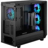 Fractal Design Meshify 2 RGB Black TG Light Tint midi tower behuizing Zwart | 3x USB-A | Window