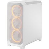Fractal Design Meshify 3 RGB TG Clear Tint midi tower behuizing Wit | 2x USB-A | 1x USB-C | RGB | Tempered Glass