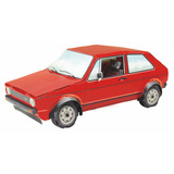 Franzis VW Golf GTI mk1 Cardboard model kit Modelvoertuig Schaal 1:18