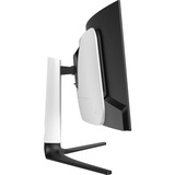 HKC GS49UK Super Ultrawide OLED Gaming Monitor 49" curved  Zwart/wit, 2x HDMI, DisplayPort, USB-C, USB-A, 240Hz