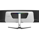HKC GS49UK Super Ultrawide OLED Gaming Monitor 49" curved  Zwart/wit, 2x HDMI, DisplayPort, USB-C, USB-A, 240Hz