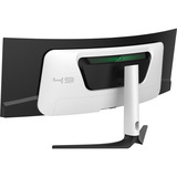 HKC GS49UK Super Ultrawide OLED Gaming Monitor 49" curved  Zwart/wit, 2x HDMI, DisplayPort, USB-C, USB-A, 240Hz