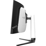 HKC GS49UK Super Ultrawide OLED Gaming Monitor 49" curved  Zwart/wit, 2x HDMI, DisplayPort, USB-C, USB-A, 240Hz