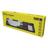 Hator Skyfall Pro Wireless RGB mechanisch gaming toetsenbord Zwart, US lay-out (QWERTY), HATOR Aurum Vanilla Silent, 100%, RGB, Double-shot PBT, Hot-swap, 2.4GHz / Bluetooth / USB-C